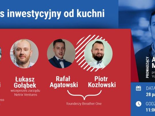 Webinar „Pozyskanie inwestora i rozwój firmy od kuchni”