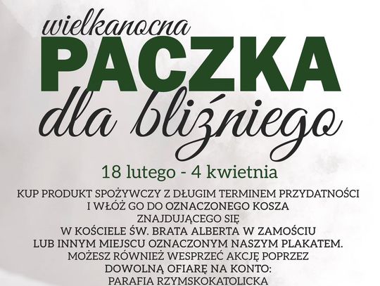 Wielkanocna "Paczka dla bliźniego" 2026