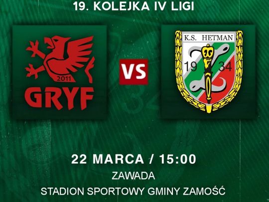 Wielkie derby powiatu zamojskiego! Gryf Gmina Zamość vs. Hetman Zamość