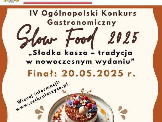 Wkrótce finał konkursu Slow Food 2025 w Oleszycach