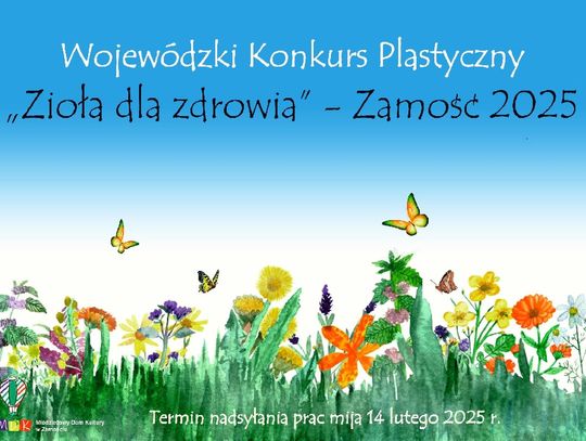 Wojewódzki konkurs plastyczny- „Zioła dla zdrowia”