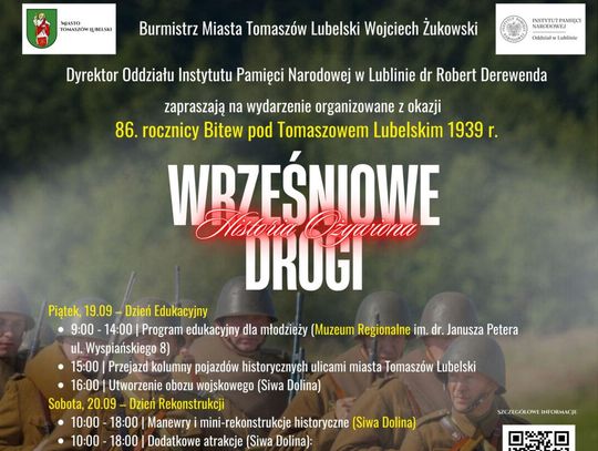 "Wrześniowe drogi" w Tomaszowie Lubelskim