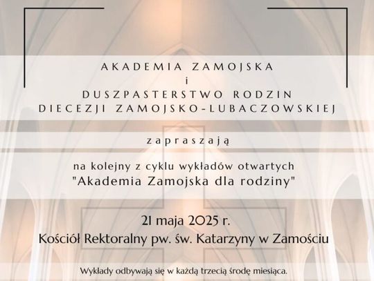 Wykład Akademia Zamojska dla Rodziny
