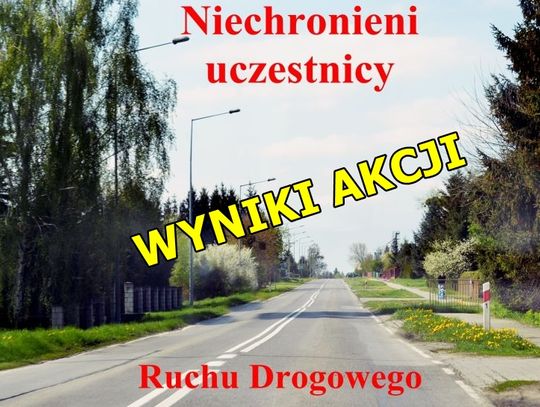 Wyniki akcji Niechronieni Uczestnicy Ruchu Drogowego