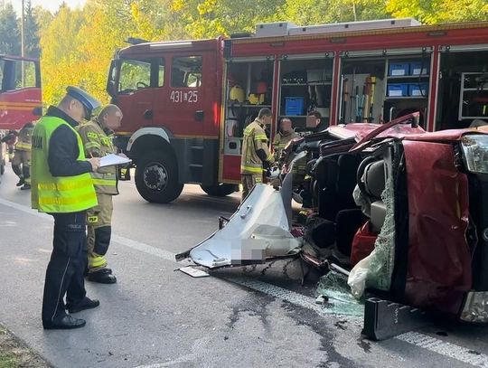 Wypadek na DW-812 w Krasnymstawie