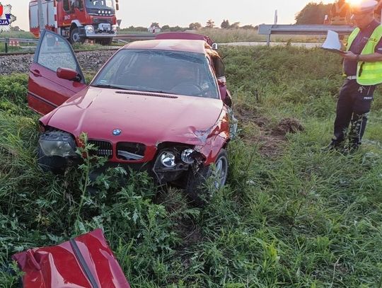 Wypadek na przejeździe kolejowym