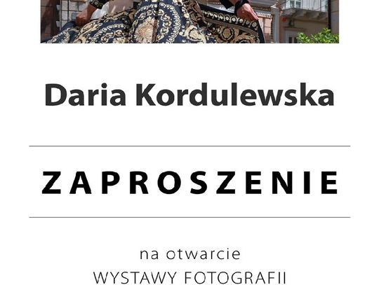 Wystawa fotografii Darii Kordulewskiej pt. ,,Cień światła" 