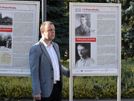 Wystawa Plenerowa w Cieszanowie- O Niepodległą. Tradycje Walk Niepodległościowych w Gminie Cieszanów 1863-1945