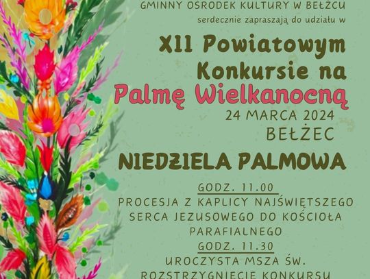 XII Powiatowy Konkurs na Palmę Wielkanocną w Bełżcu