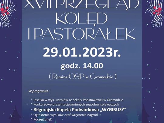 XII Przegląd Kolęd i Pastorałek Gminy Biłgoraj