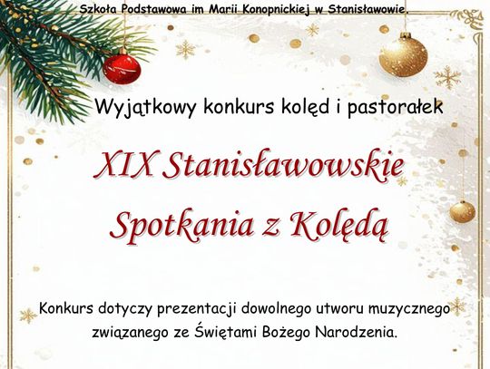XIX Stanisławowskie Spotkania z Kolędą