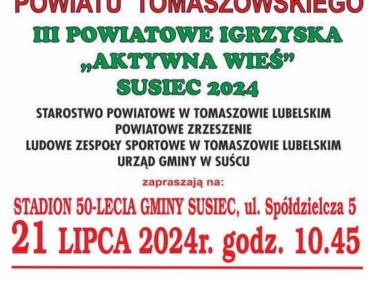 XXV Święto Sportu Powiatu Tomaszowskiego