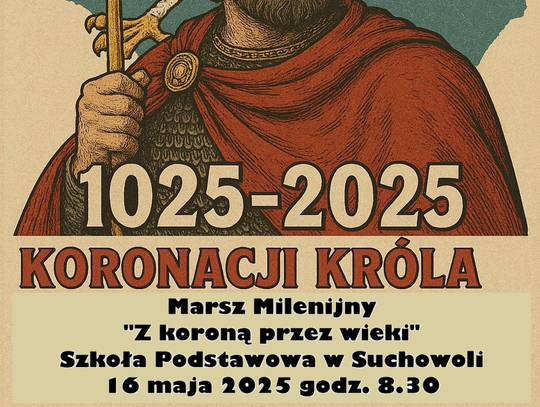 "Z koroną przez wieki" - Marsz Milenijny w Gminie Adamów