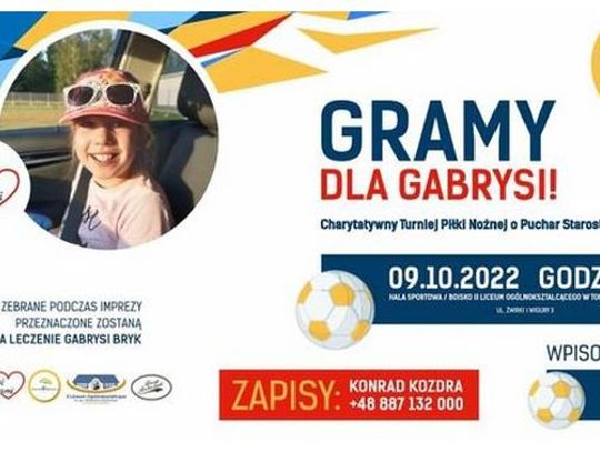 Zagrają dla Gabrysi. Sportowy turniej charytatywny już w niedzielę!