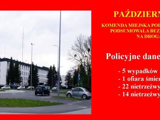 Zamojska Policja podsumowała październik. Znamy dane dotyczące bezpieczeństwa na drogach 