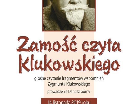 Zamość czyta Klukowskiego