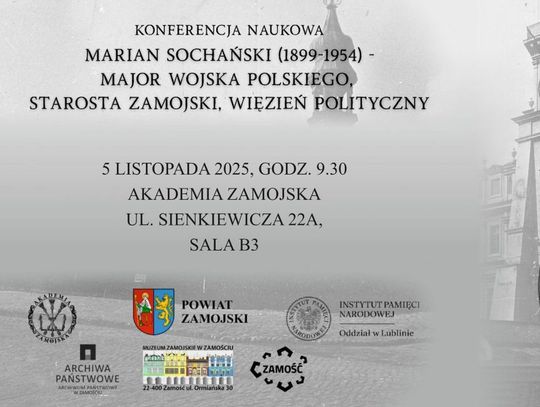 Zamość uczci pamięć majora Mariana Sochańskiego