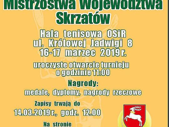 Zapisy na Halowe Mistrzostwa Województwa Skrzatów