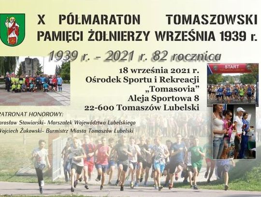 Zapisy na Półmaraton Tomaszowski 