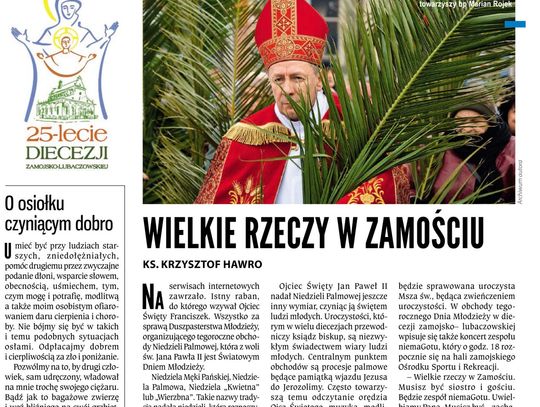 Zapowiedź Nr 15 Tygodnika Katolickiego "Niedziela"