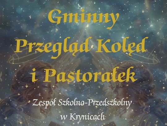 Zaproszenie na Gminny Przegląd Kolęd i Pastorałek w Krynicach