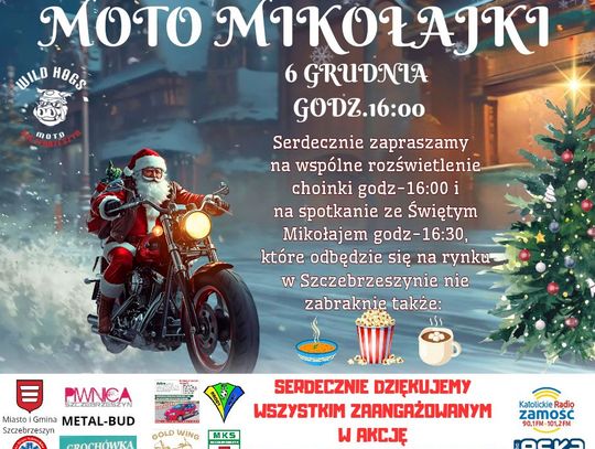 Zaproszenie na MotoMikołajki do Szczebrzeszyna