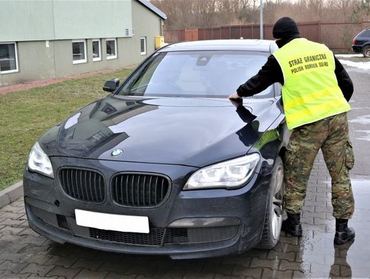 Zatrzymano BMW 7