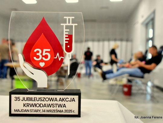 Zbiórka krwi w Majdanie Starym