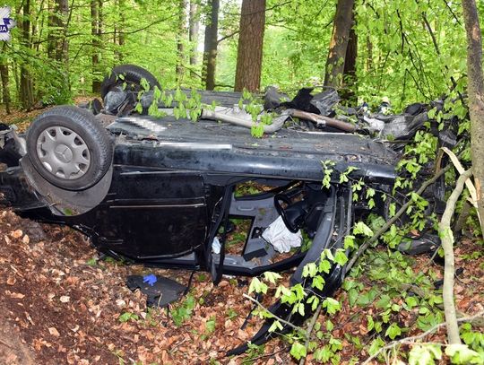 Zdarzenie drogowe na trasie Józefów – Zwierzyniec