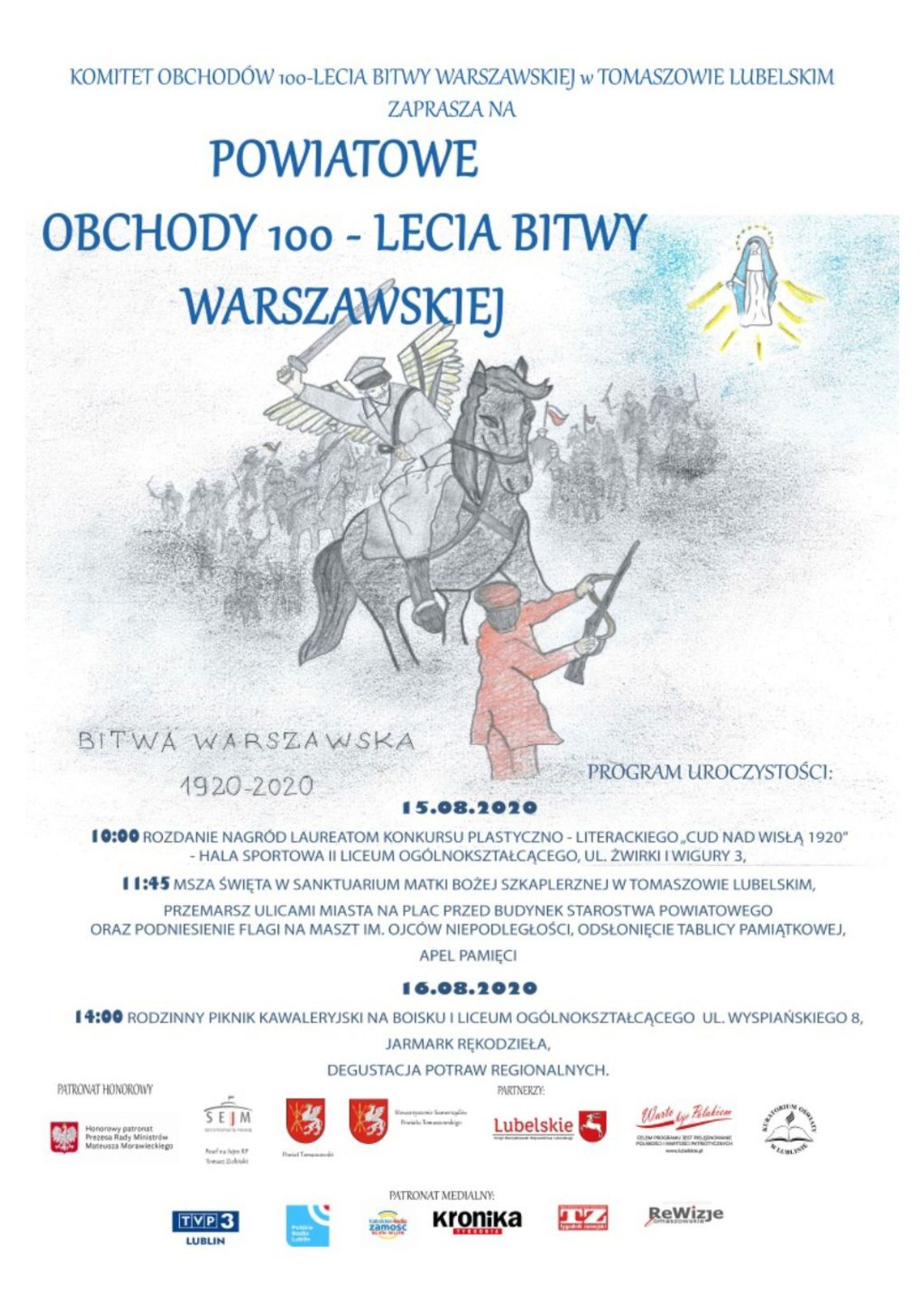 100-lecie Bitwy Warszawskiej w Tomaszowie Lubelskim