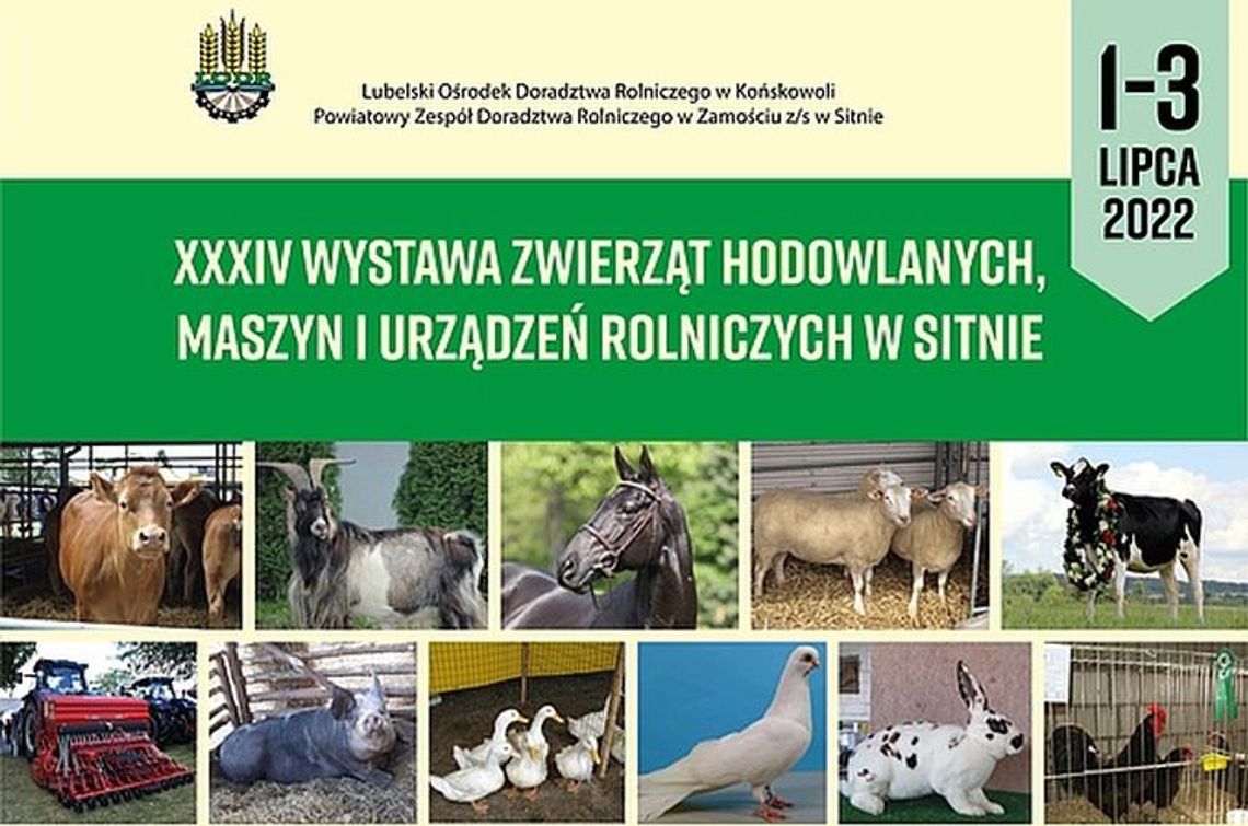 34. Wystawa Zwierząt Hodowlanych, Maszyn i Urządzeń Rolniczych w Sitnie
