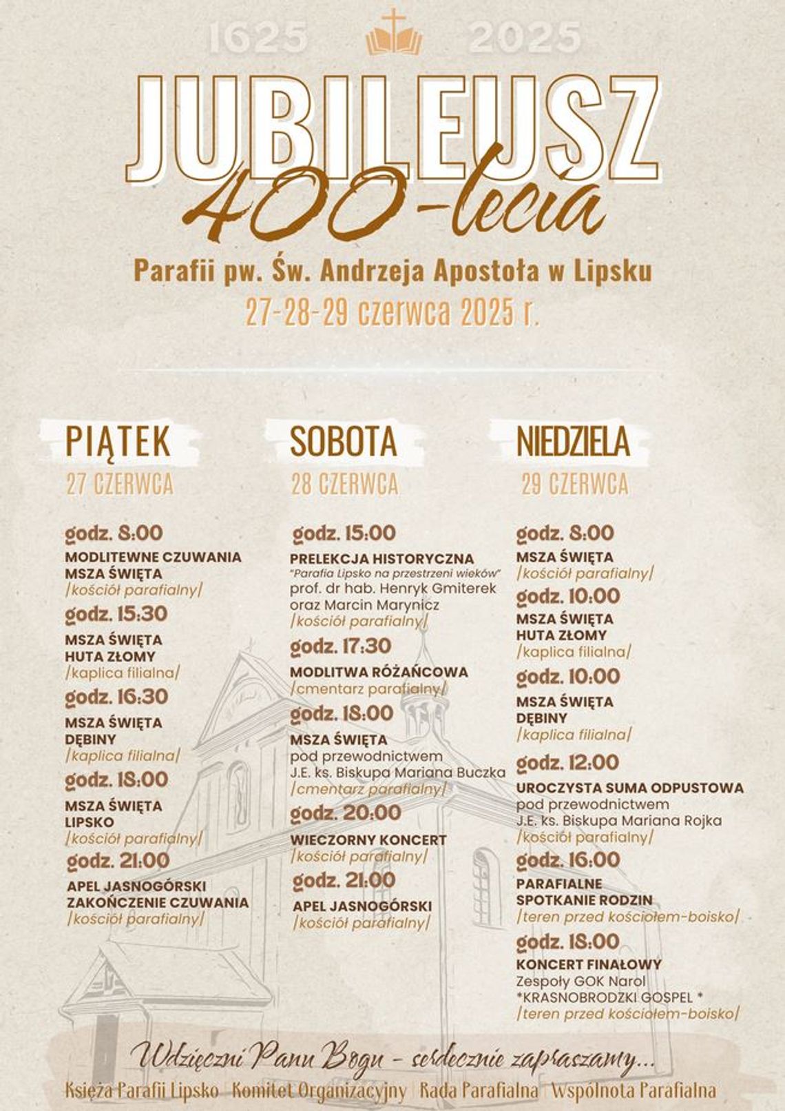 400-lecie parafii pw. św. Andrzeja Apostoła w Lipsku