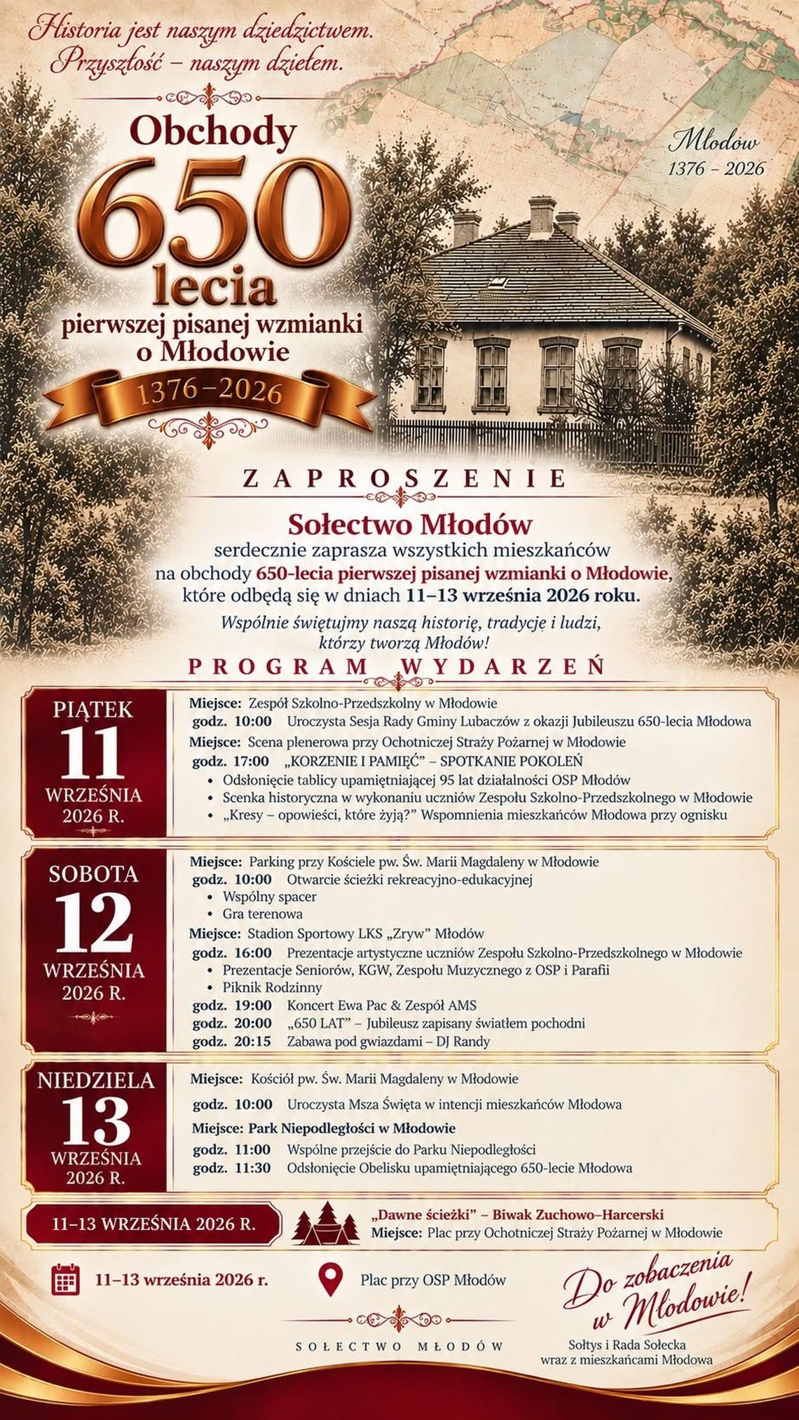 650 lat pierwszej pisanej wzmianki o Młodowie