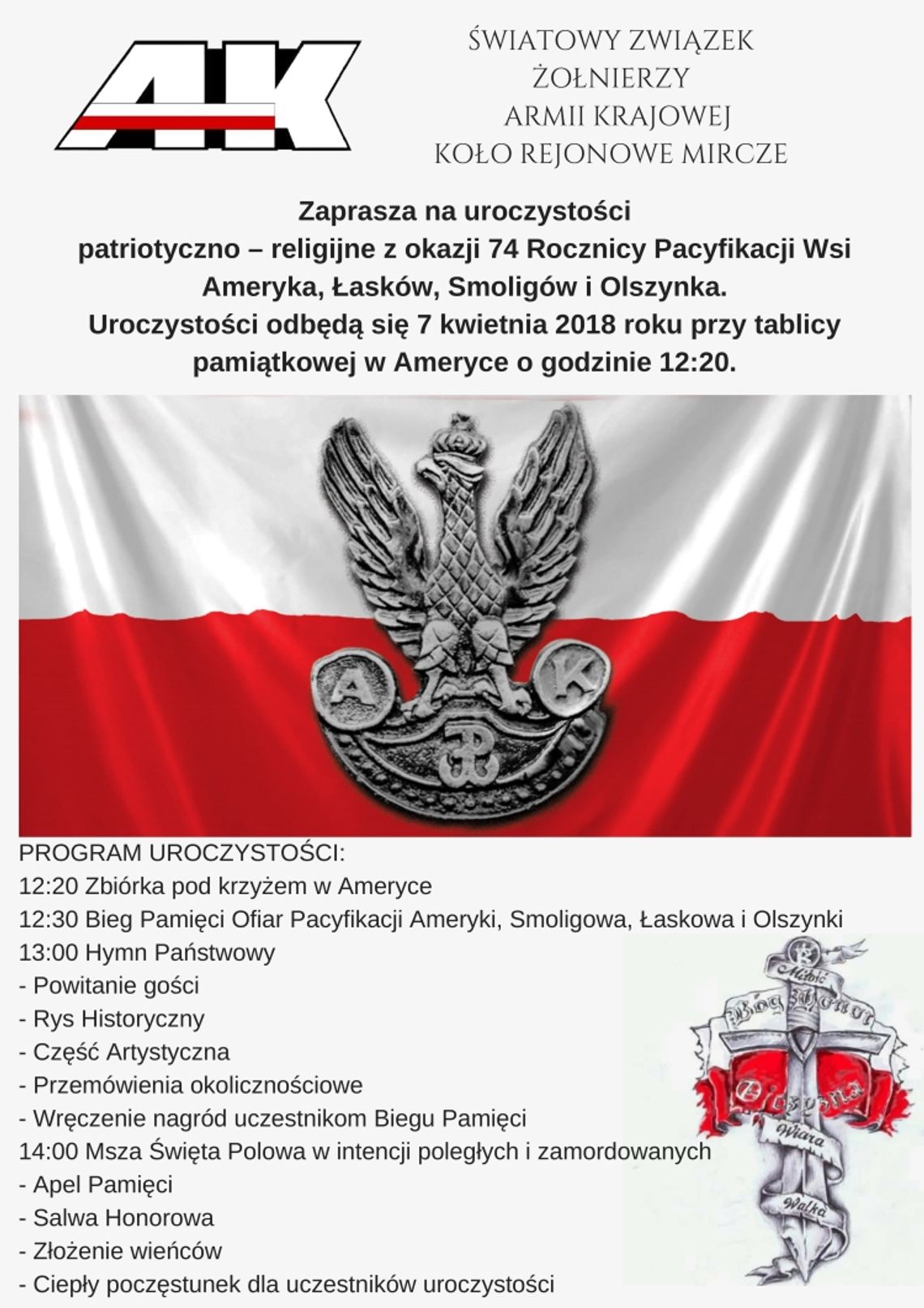 74. Rocznicy Pacyfikacji Wsi w gm. Mircze