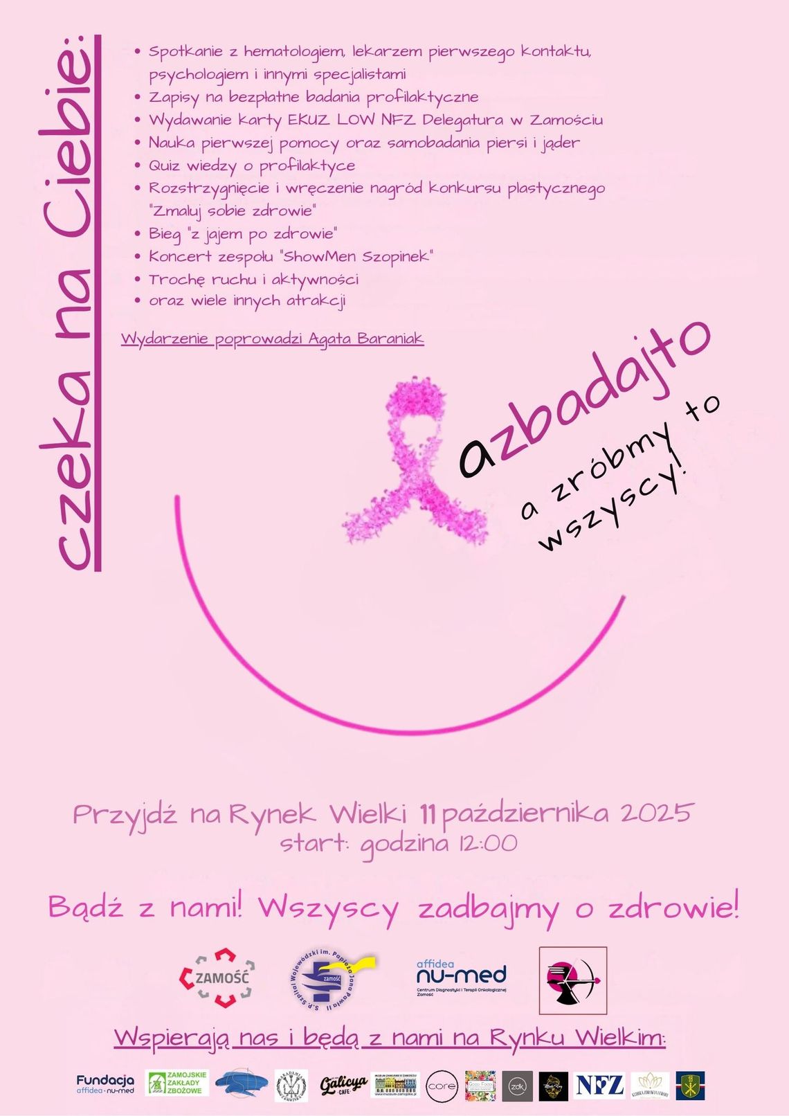 "A zbadaj to..."- wydarzenie prozdrowotne na Rynku w Zamościu