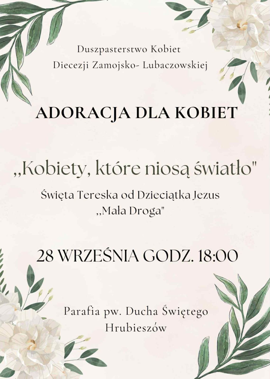 Adoracja dla kobiet w Hrubieszowie