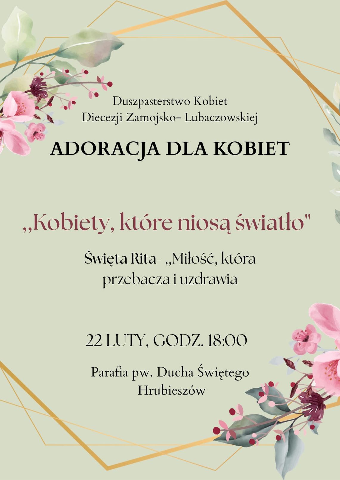 Adoracja dla kobiet w Hrubieszowie