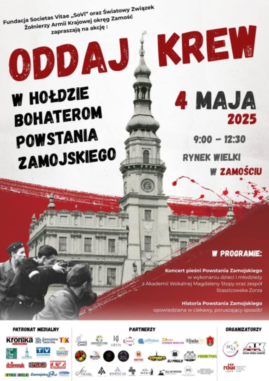 Akcja ,,Oddaj krew. W Hołdzie Bohaterom Powstania Zamojskiego"