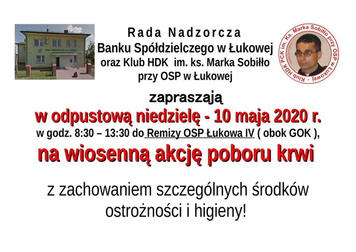 Akcja poboru krwi w Łukowej