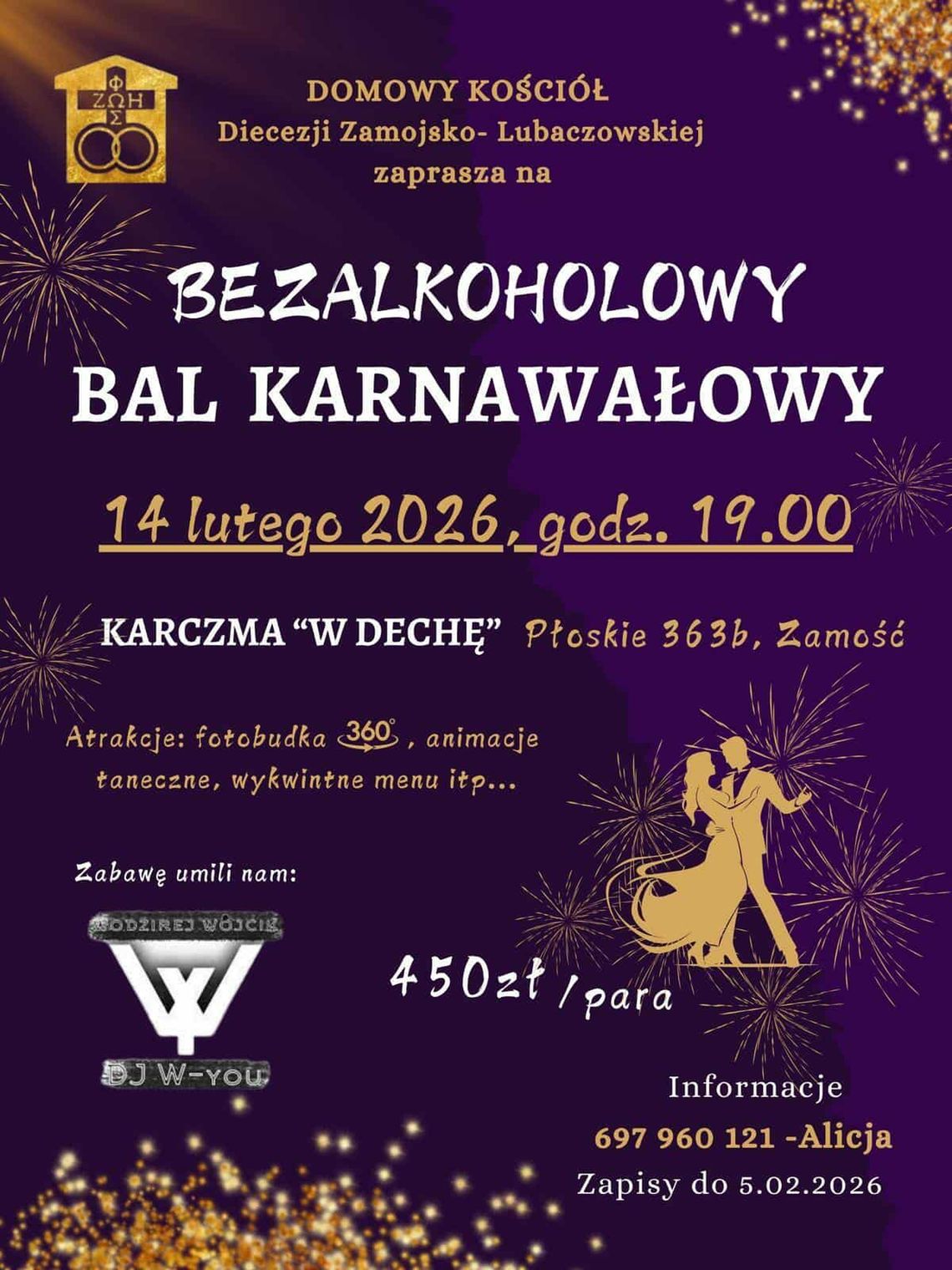 Bezalkoholowy Bal Karnawałowy Domowego Kościoła