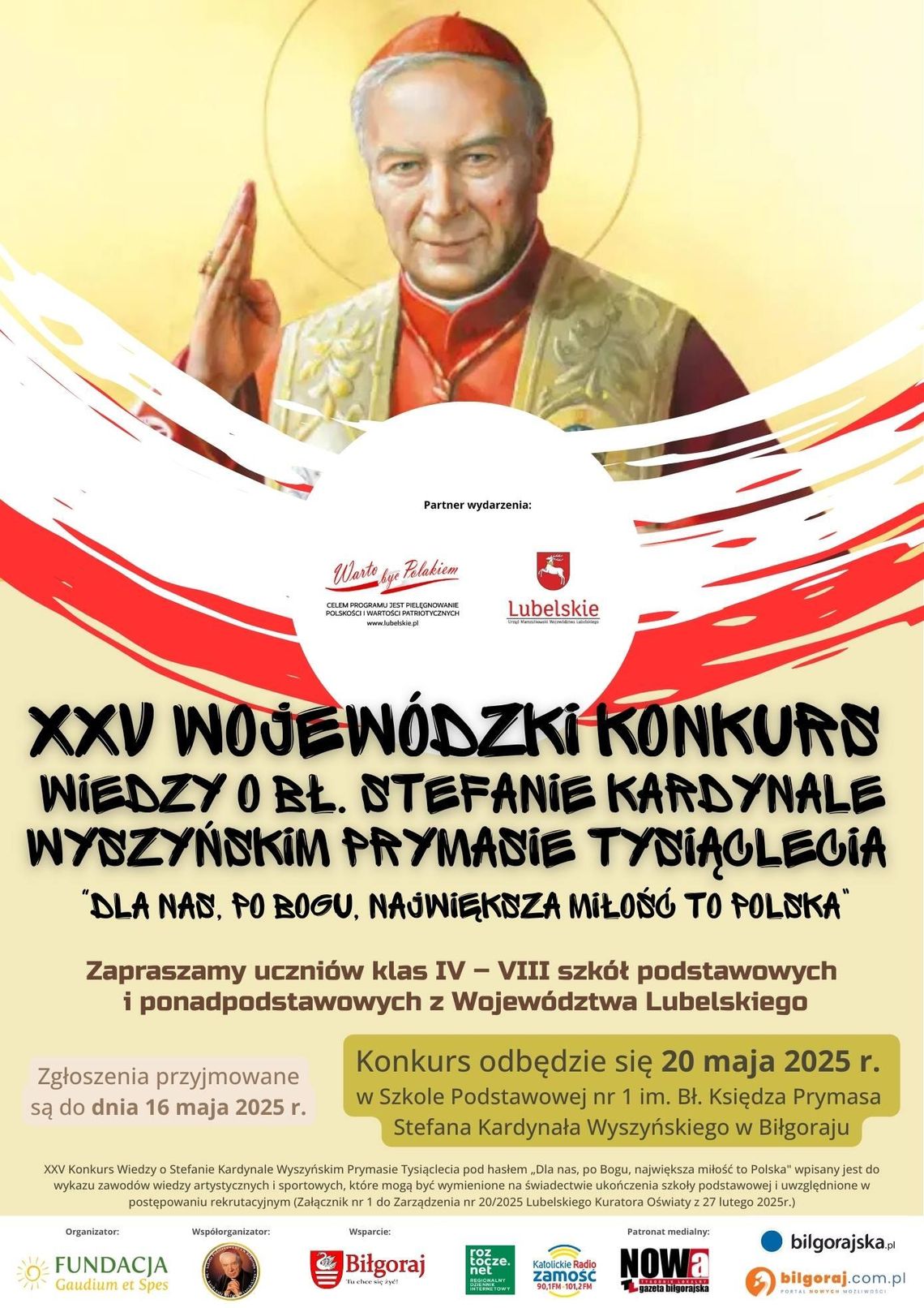 Biłgoraj. Konkurs o Prymasie Tysiąclecia
