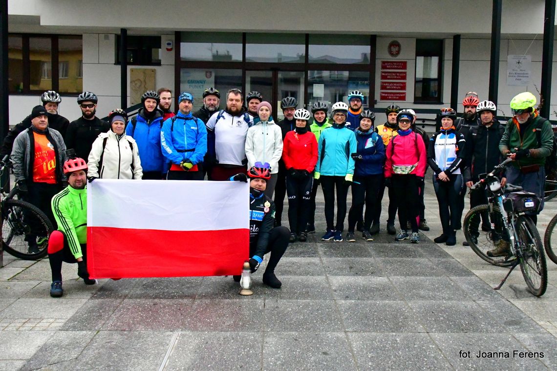 Biłgoraj. Rowerzyści uczcili rocznicę niepodległości