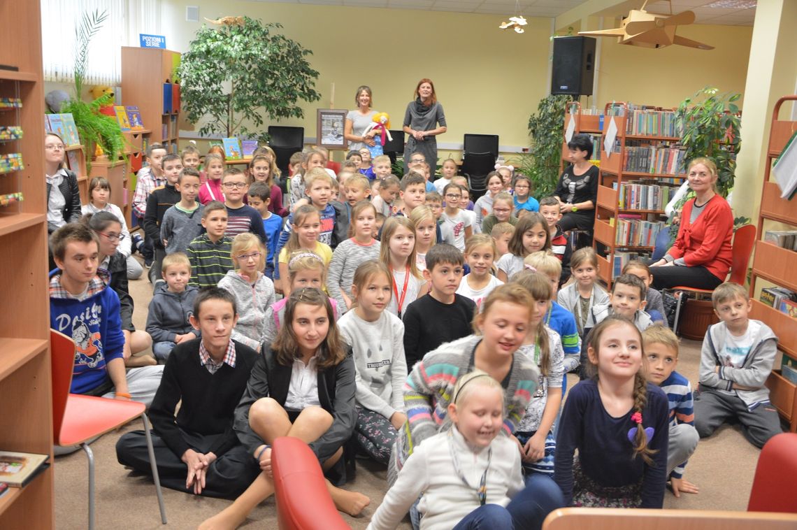 Ciocia Jadzia w lubaczowskiej bibliotece