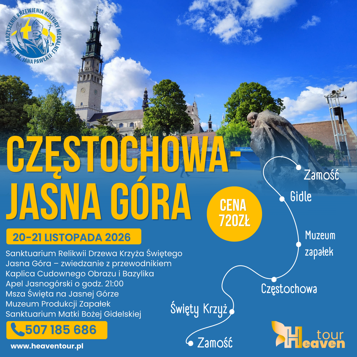 Częstochowa-Jasna Góra 20-21.11.2026 Częstochowa-Jasna Góra 20-21.11.2026