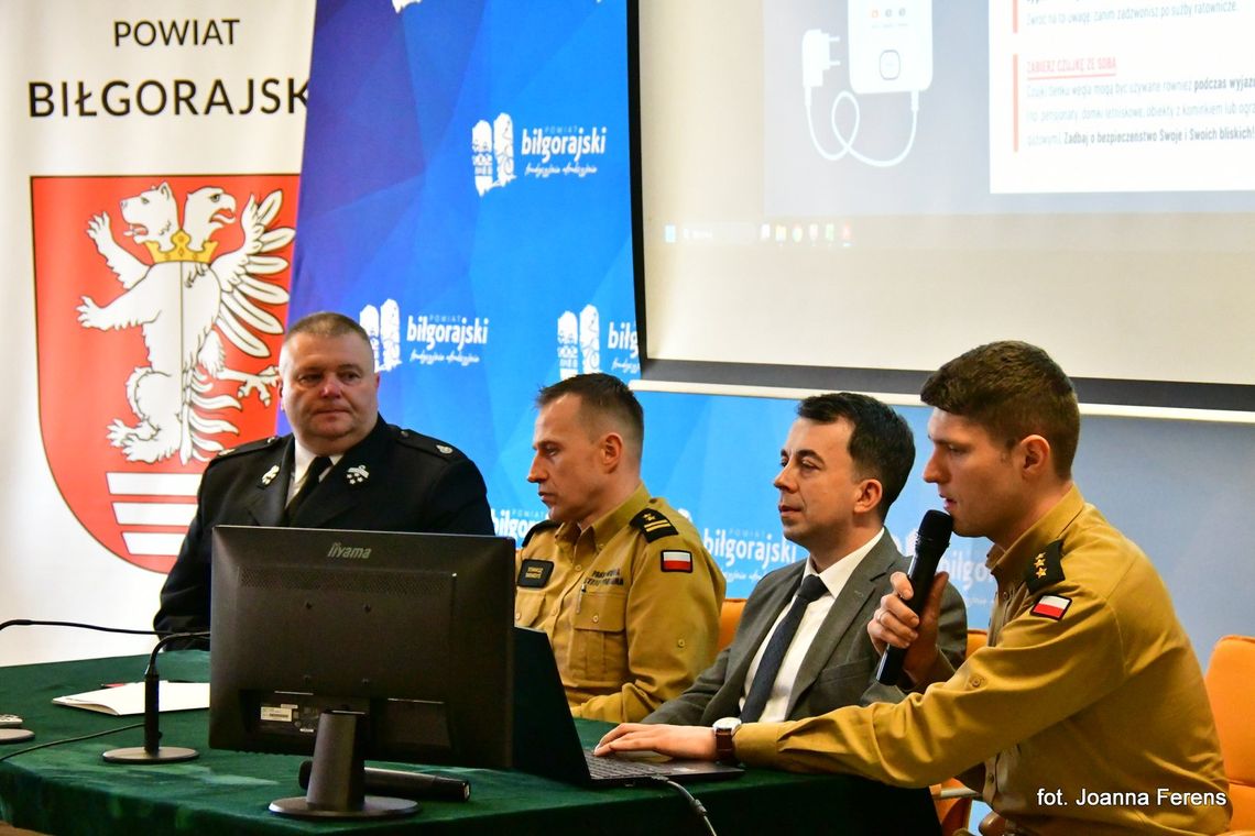 Czujki, które ratują życie. W Biłgoraju rusza wspólna akcja dla bezpieczeństwa mieszkańców