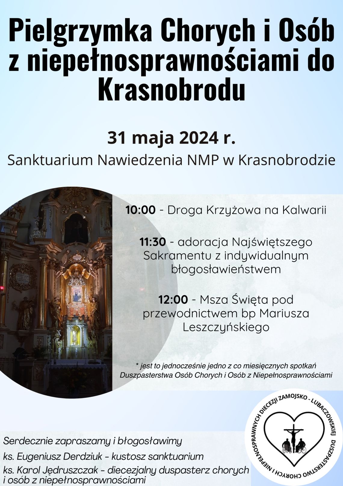 Diecezjalna Pielgrzymka Chorych do Krasnobrodu 2024