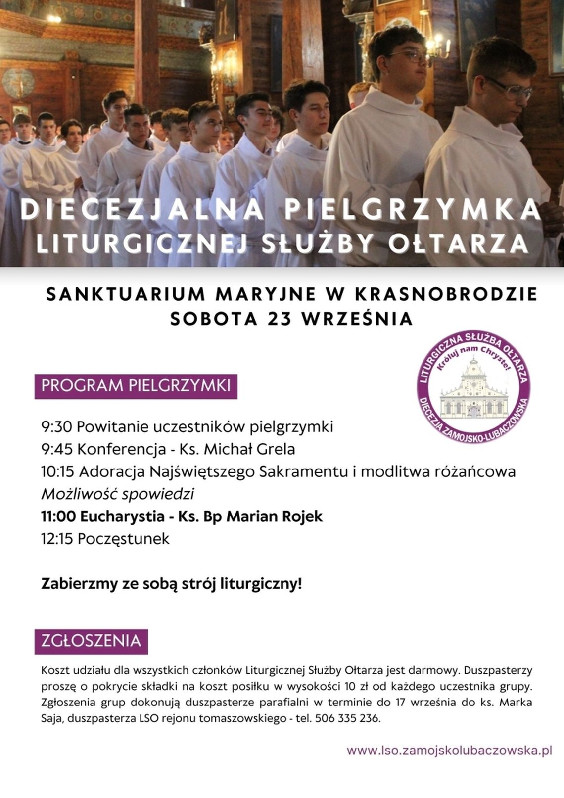 Diecezjalna Pielgrzymka Liturgicznej Służby Ołtarza