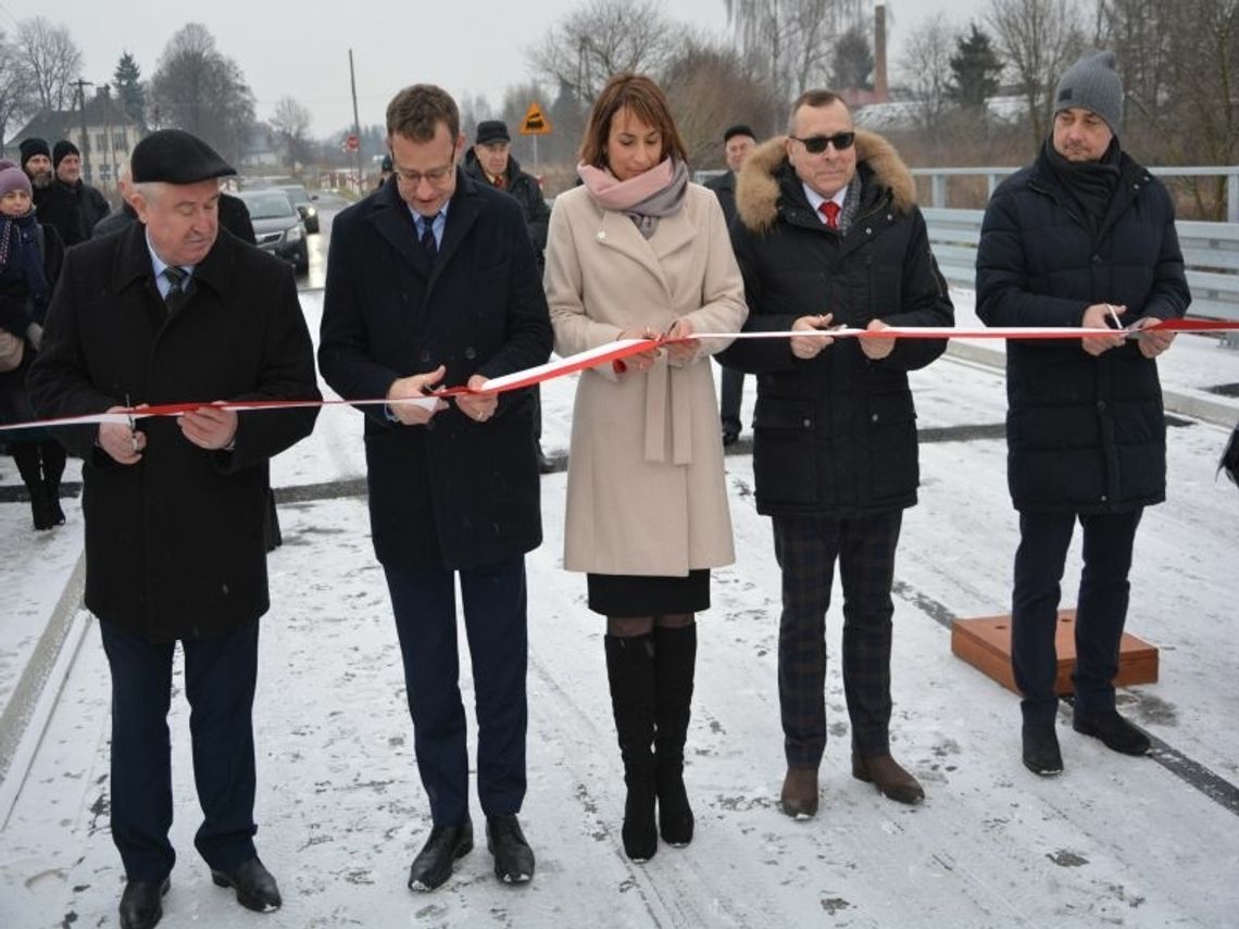 Dokonano otwarcia mostu przez rzekę Huczwę