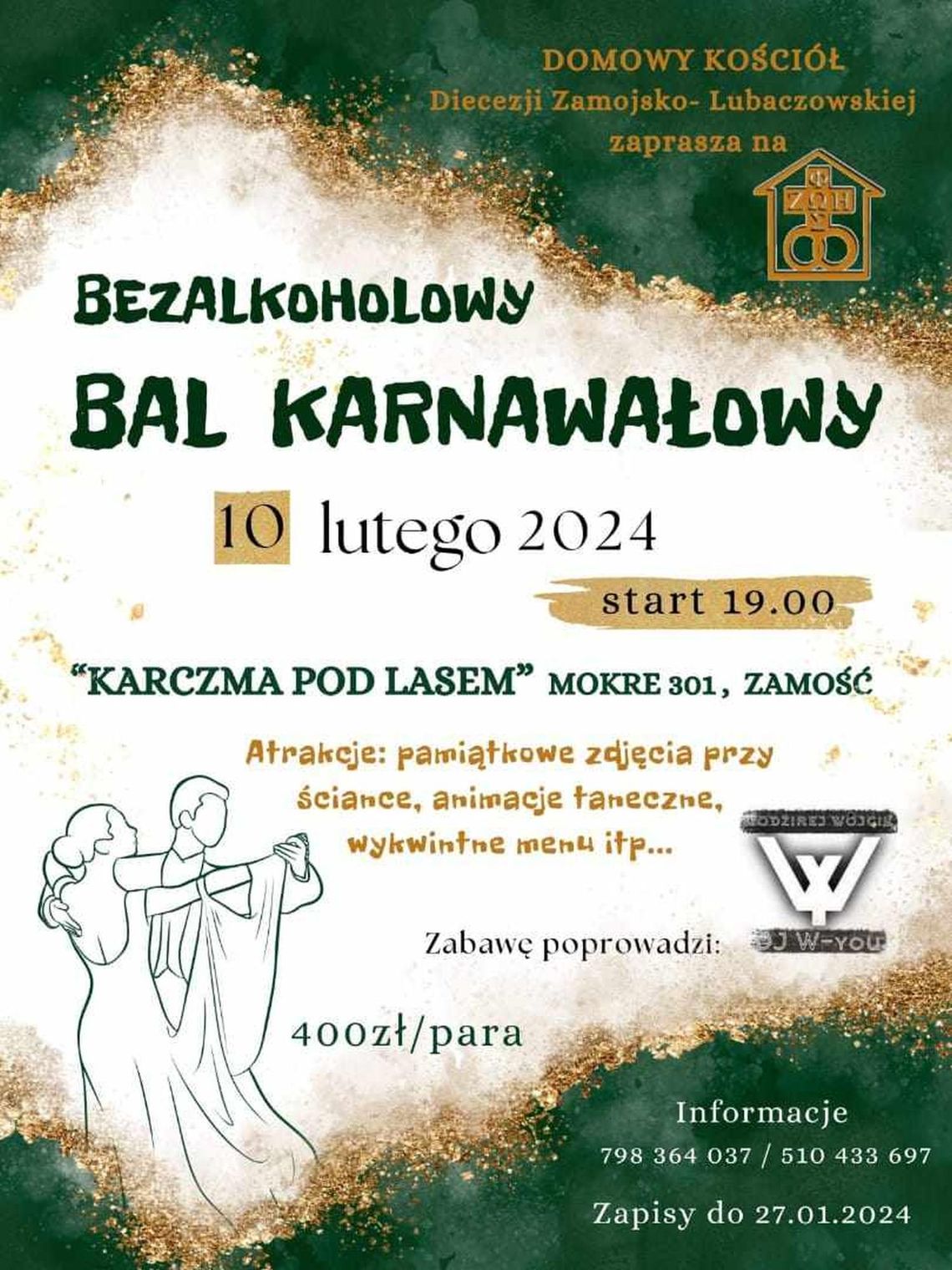 Domowy Kościół zaprasza na bal karnawałowy