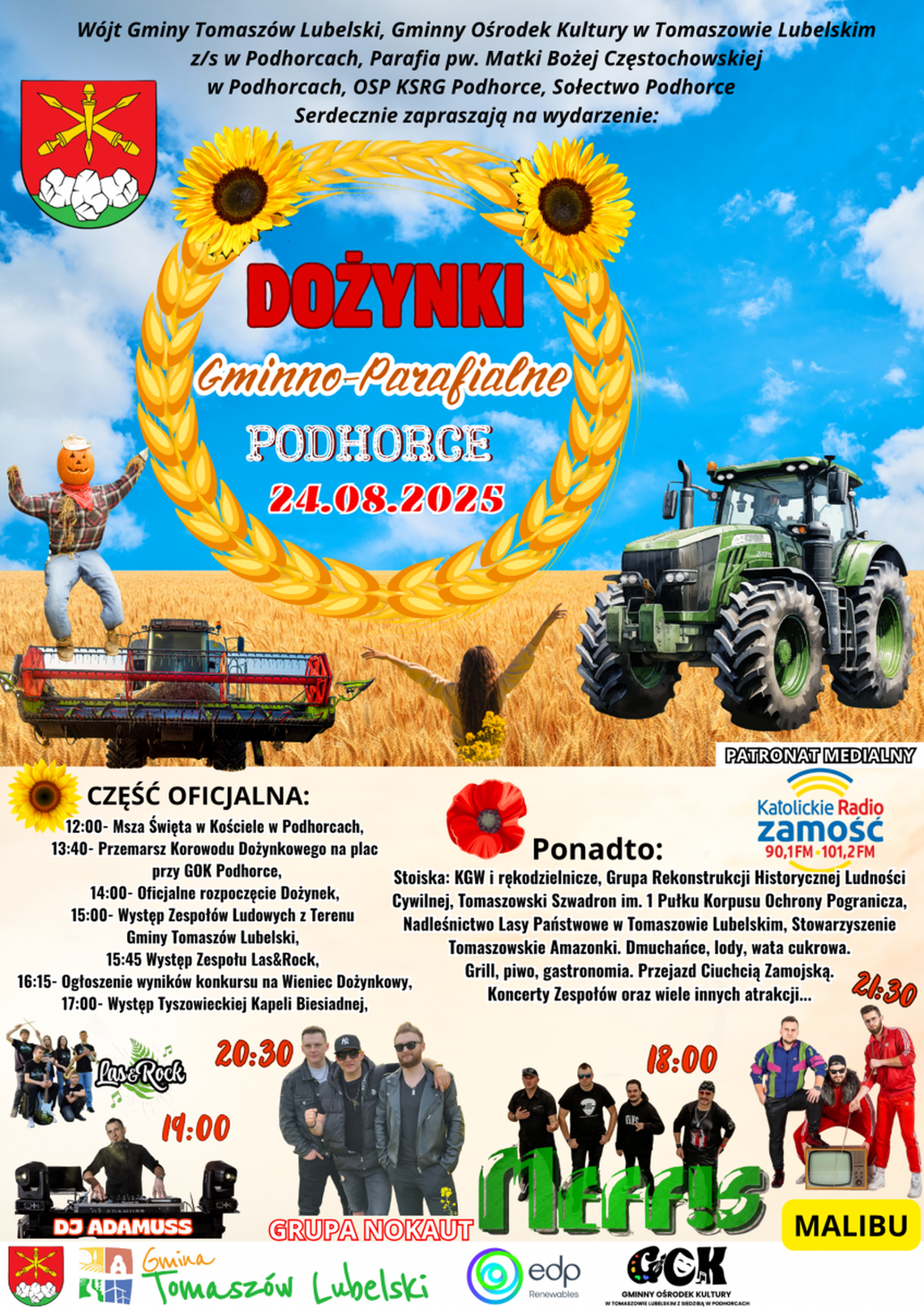 Dożynki Gminno - Parafialne w Podhorcach (24.08)